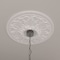 Ekena Millwork Ashley Ceiling Medallion (Fits Canopies up to 4 3/4"), 23 7/8"OD x 4"ID x 2 1/8"P, Primed White CM23AS - alternate 4